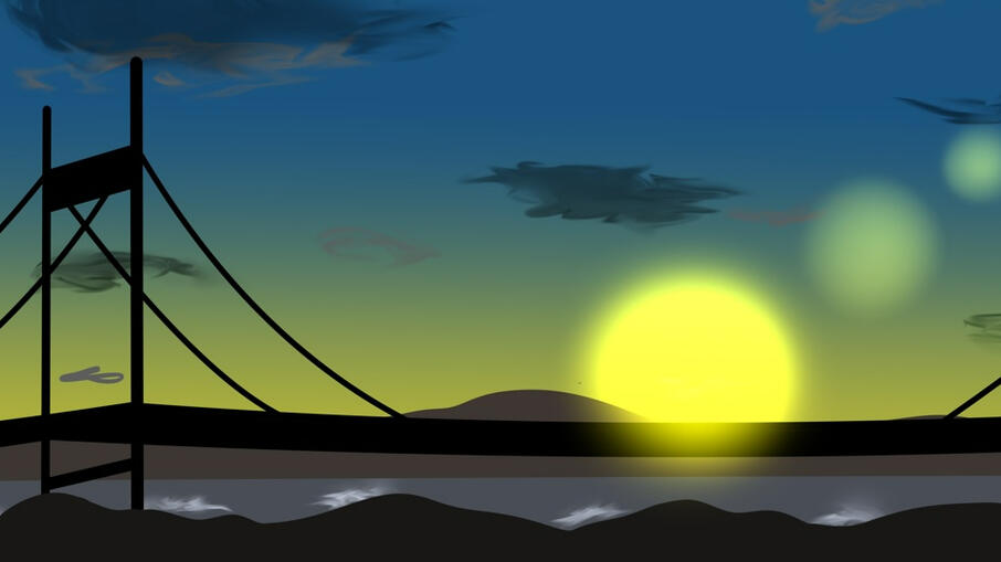 Sunset Bridge BG